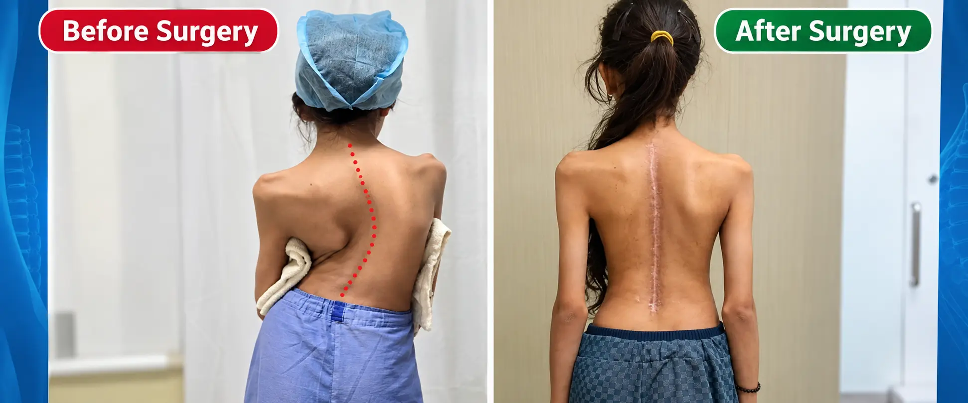 Successful Spine scoliosis surgery