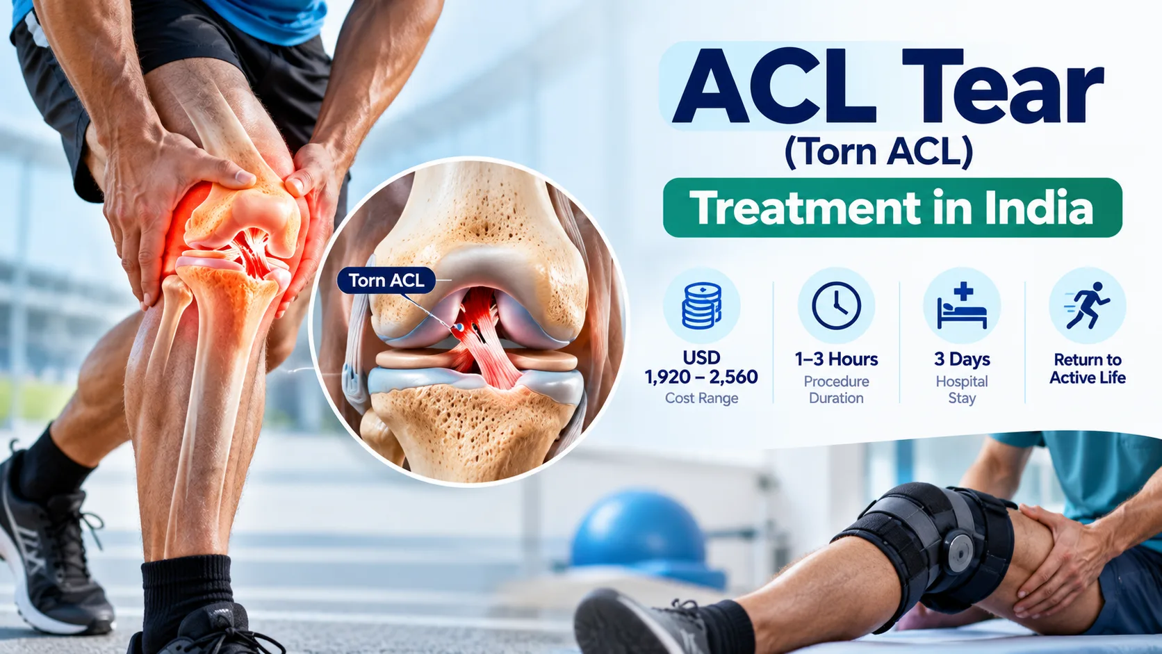 ACL Tear (Torn ACL) Treatment in India: Cost & Surgery